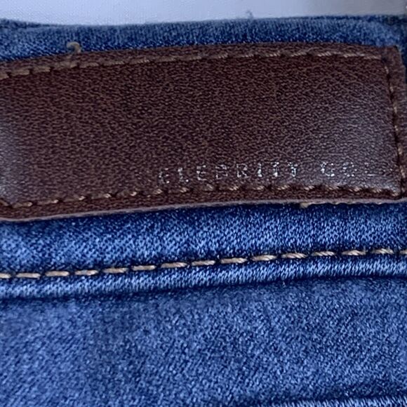 Celebrity Gold Jeans Womens 4 Blue Denim Stretch Straight Leg Ankle Rayon Blend - Picture 5 of 8